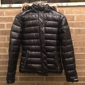 Marmot Hailey Jacket - Small, Shiny Matte Black.
